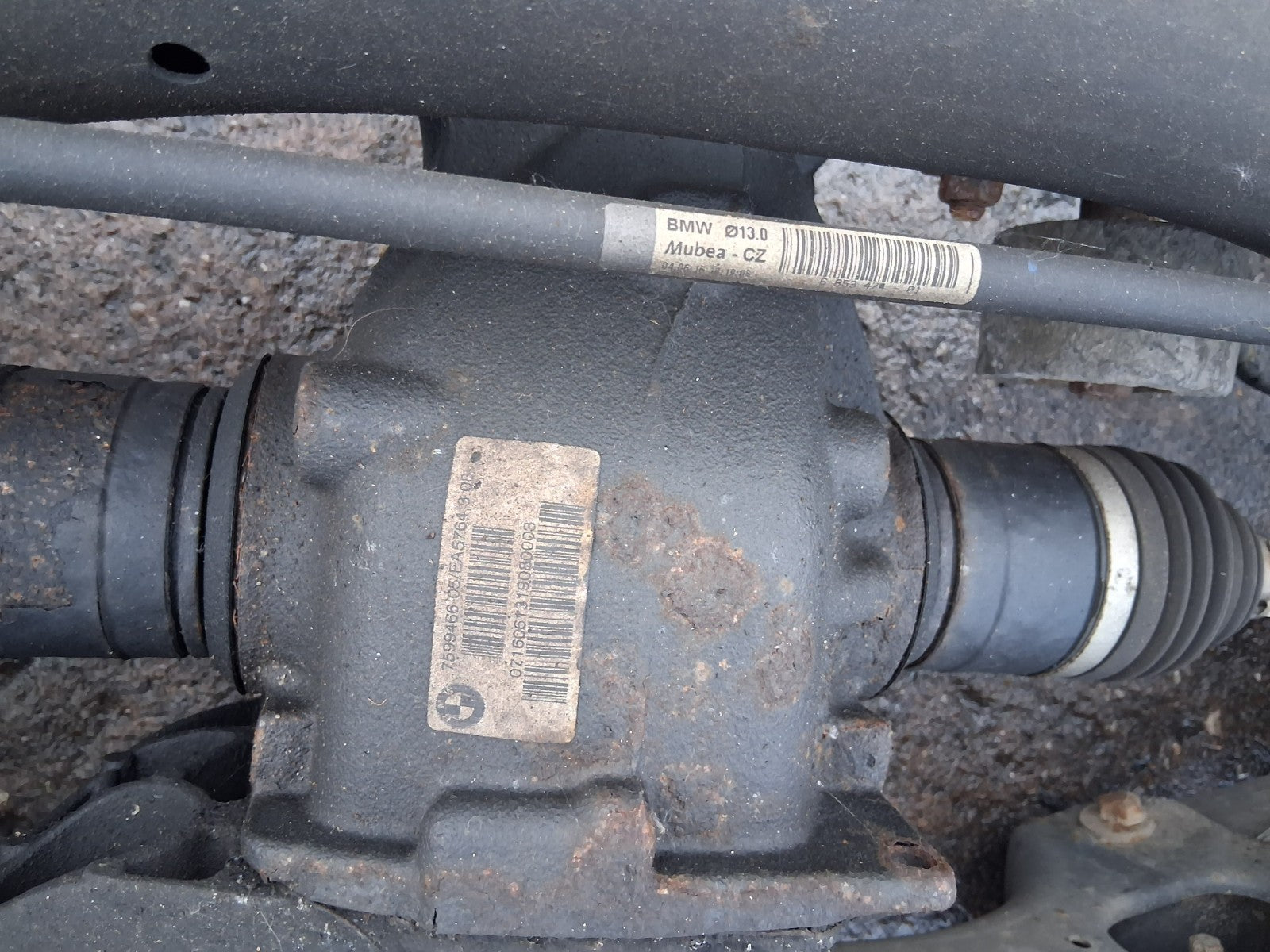 2016 BMW 1 SERIES F20 2.0 DIESEL REAR AXLE DIFF DIFFERENTIAL 3:08