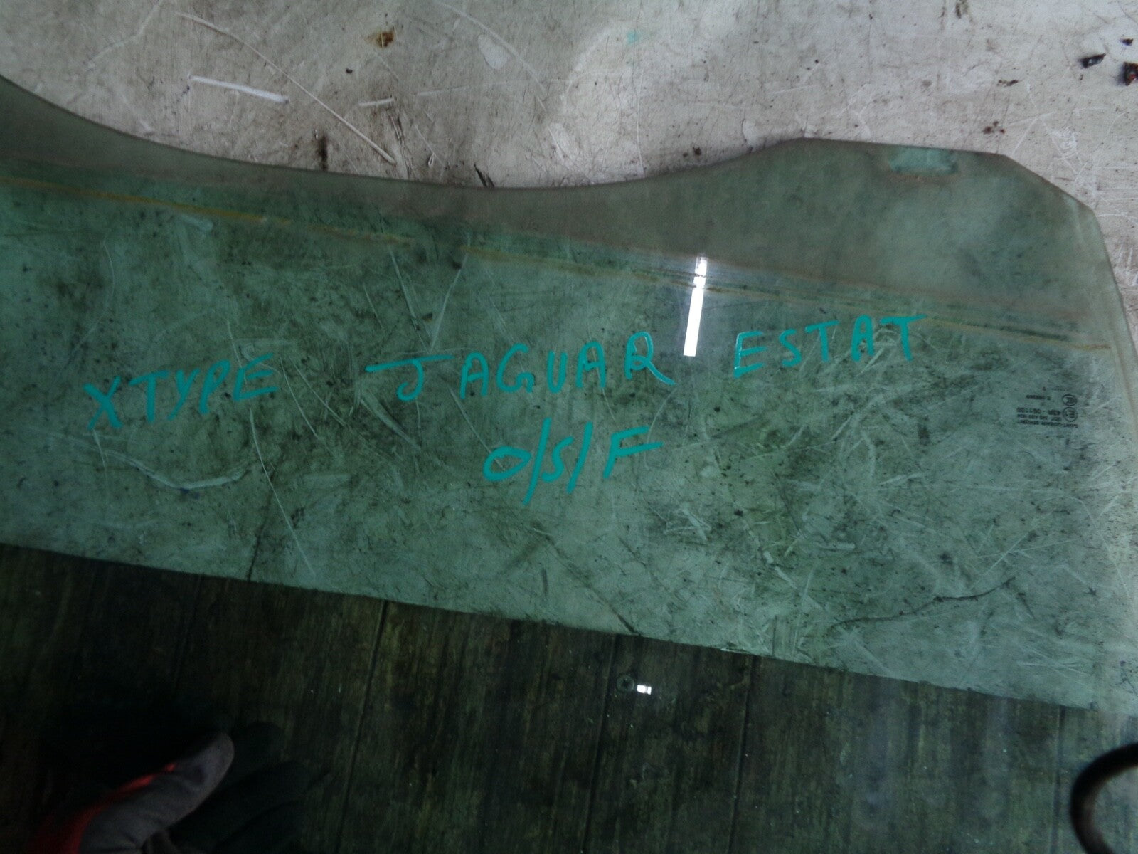 JAGUAR X TYPE 2007 ESTATE OFF DRIVER SIDE FRONT DOOR GLASS