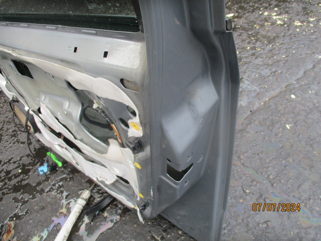 2010 FIAT GRANDE PUNTO EVO 5 DOOR HATCHBACK OSF DRIVER FRONT BARE DOOR GREY