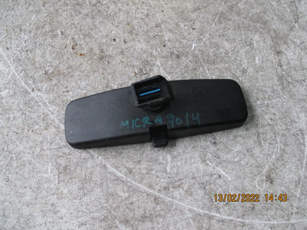 NISSAN MICRA 2014 MK4 INTERIOR REAR VIEW MIRROR