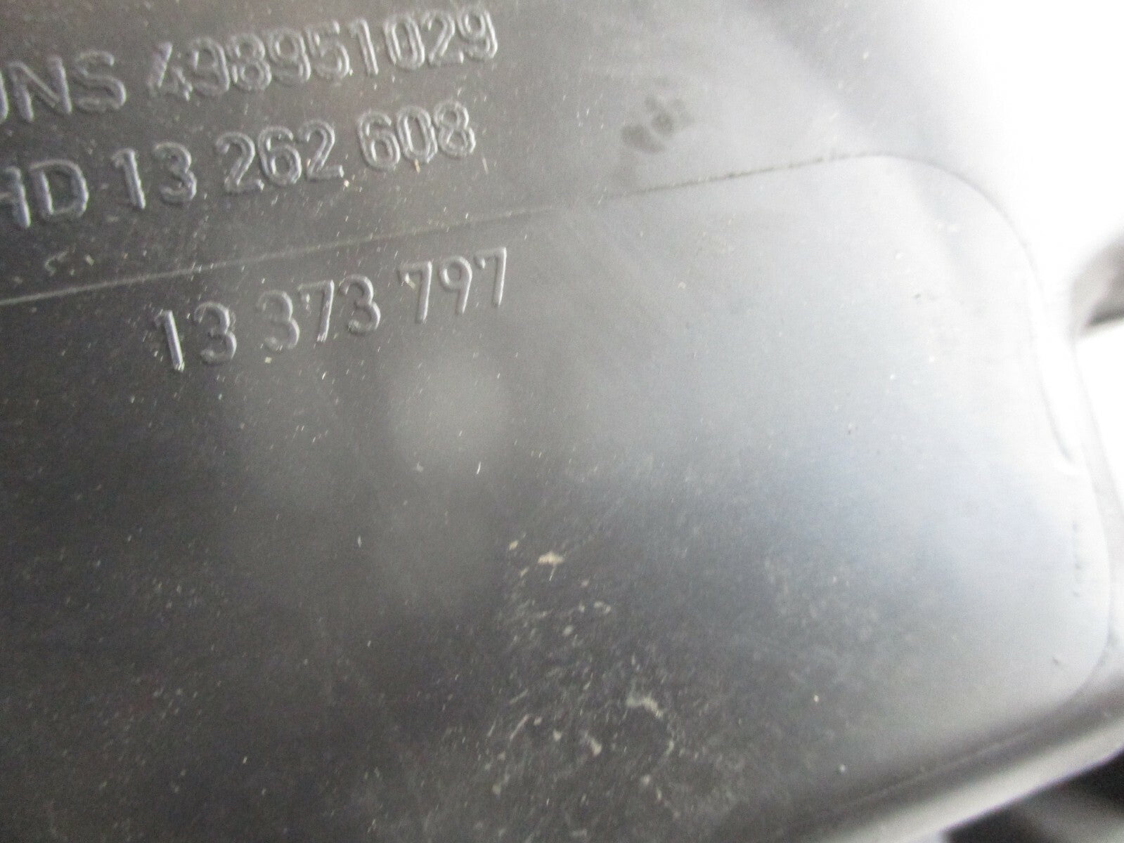 VAUXHALL ASTRA J MK6 BLACK GLOVE BOX FRONT 1709264