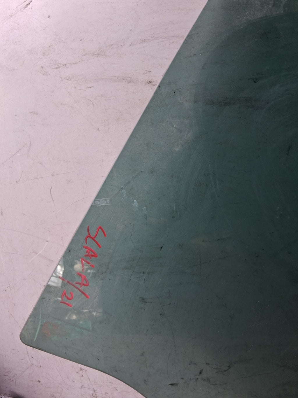 2021 SKODA SCALA NSR PASSENGER SIDE REAR LEFT WINDOW GLASS