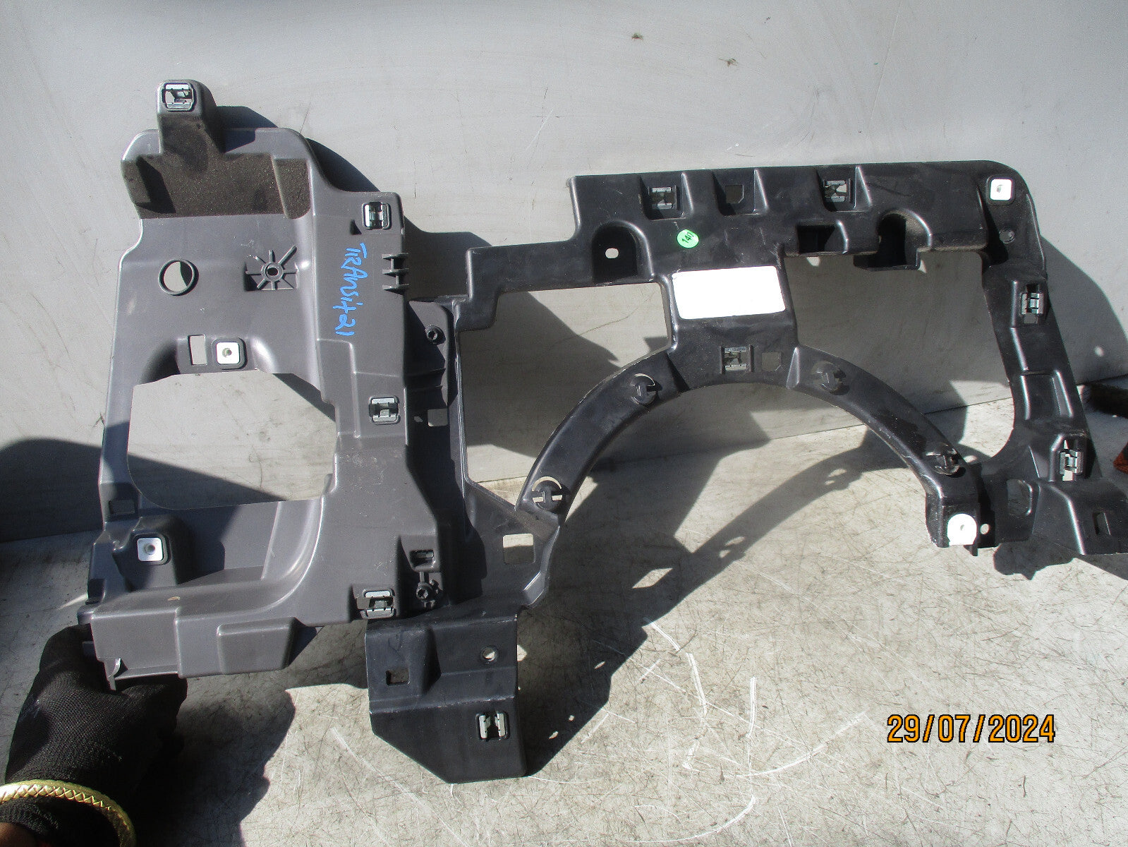 2021 FORD TRANSIT MK8 DASHBOARD MOULDING LOWER FACIA PANEL JK21V043C90