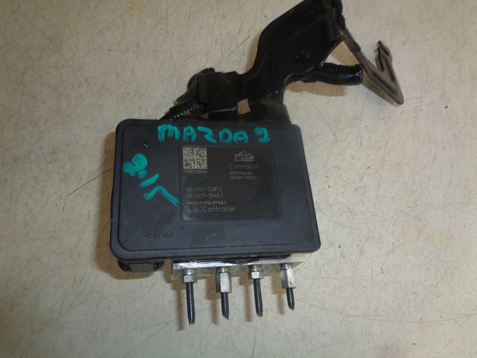 MAZDA 2 MK3 DJ 2015 1.5 PETROL ABS PUMP MODULE DA6M437A0A