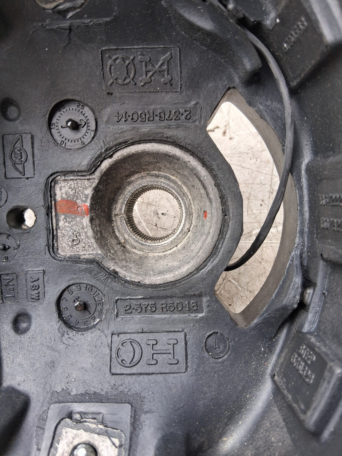 2003 MINI MULTIFUNCTIONAL STEERING WHEEL 2375R5016