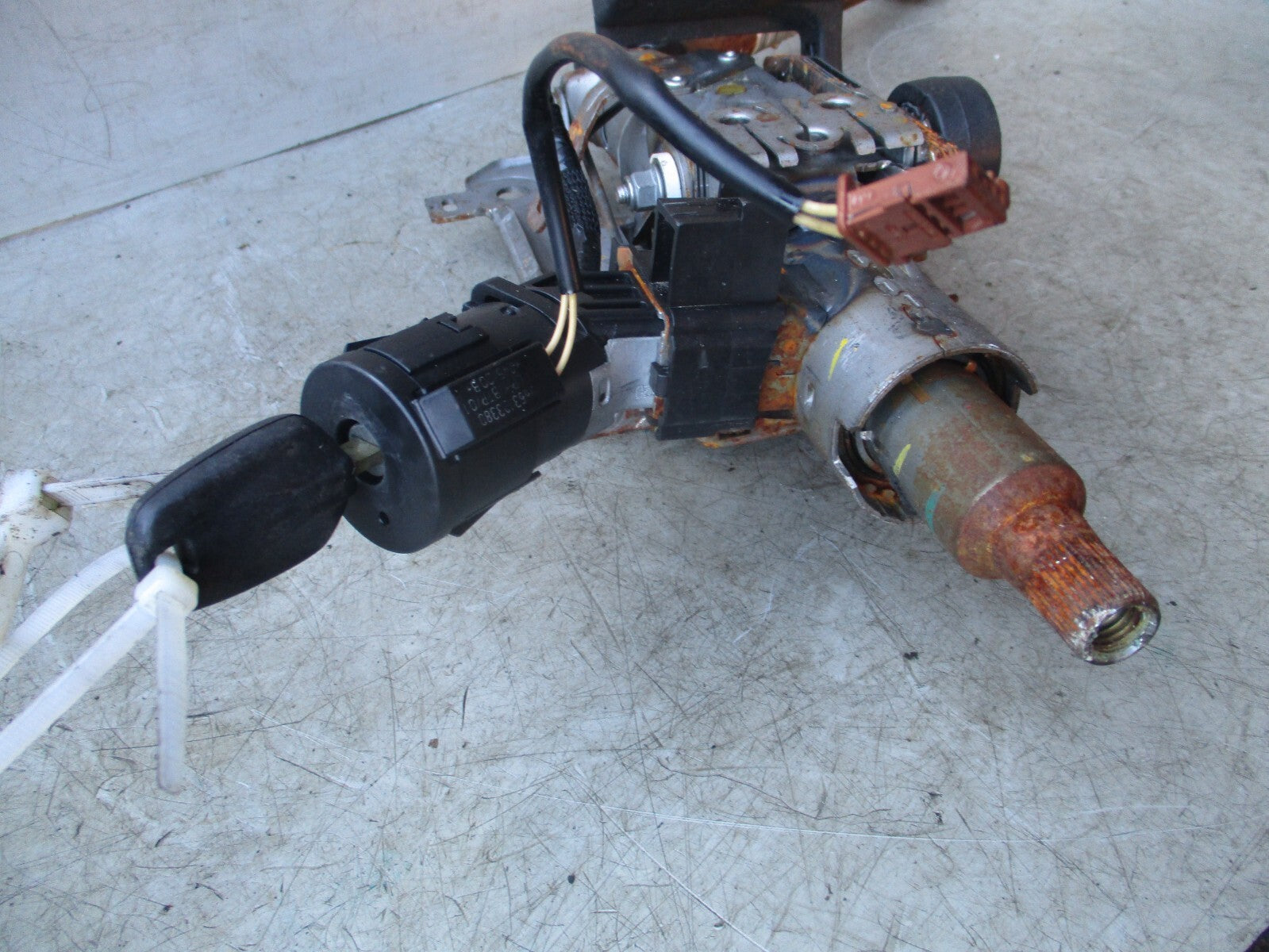 VAUXHALL CORSA F 2020 1.2 PETROL STEERING COLUMN WITH KEY
