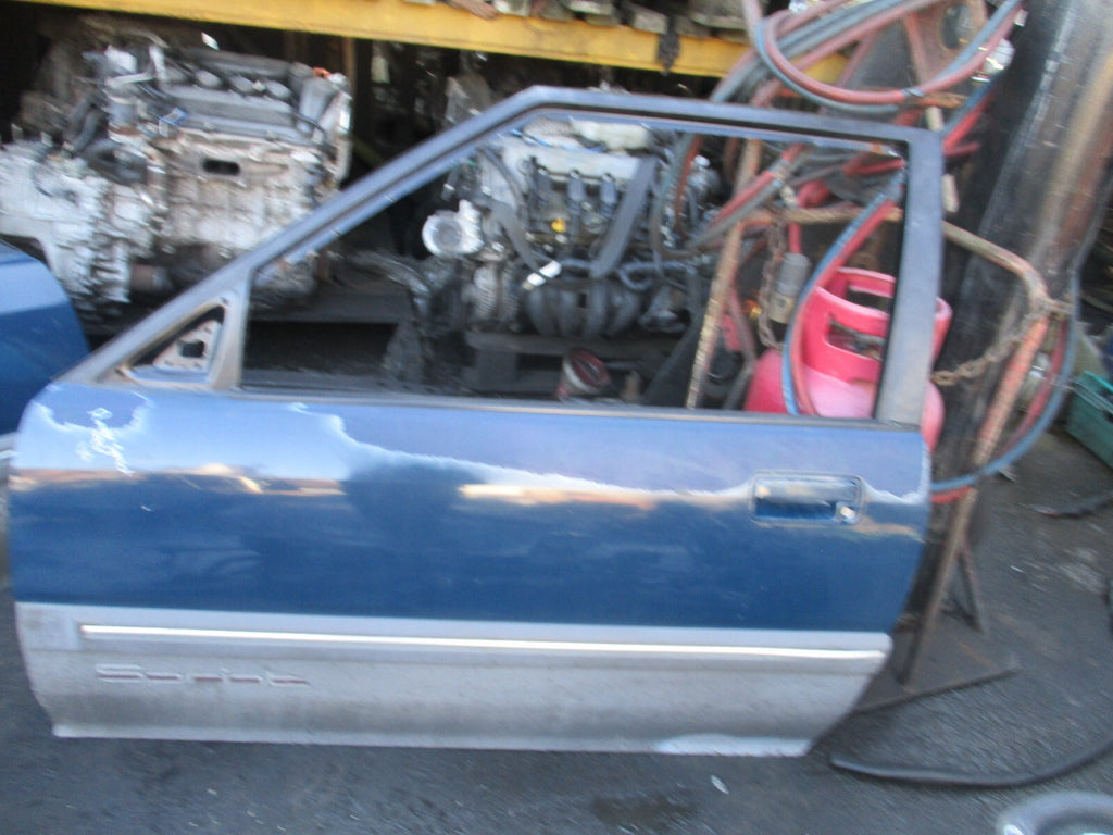 ROVER 200 R8 1993 3 DOOR NS PASSENGER SIDE BARE DOOR BLUE