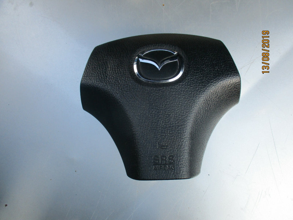 MAZDA 6 GG MK1 STEERING WHEEL AIRBAG SAFETY BAG BLACK