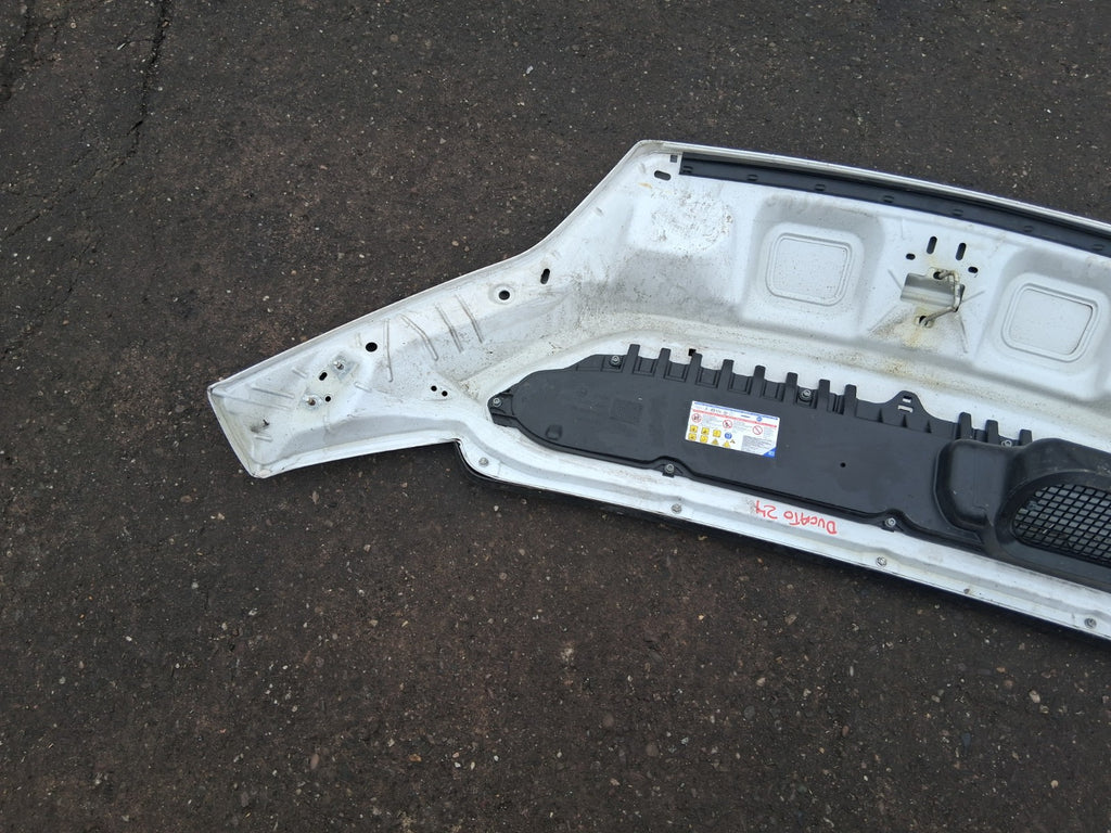 2024 FIAT DUCATO MK3 FRONT BONNET HOOD PANEL WHITE DAMAGED