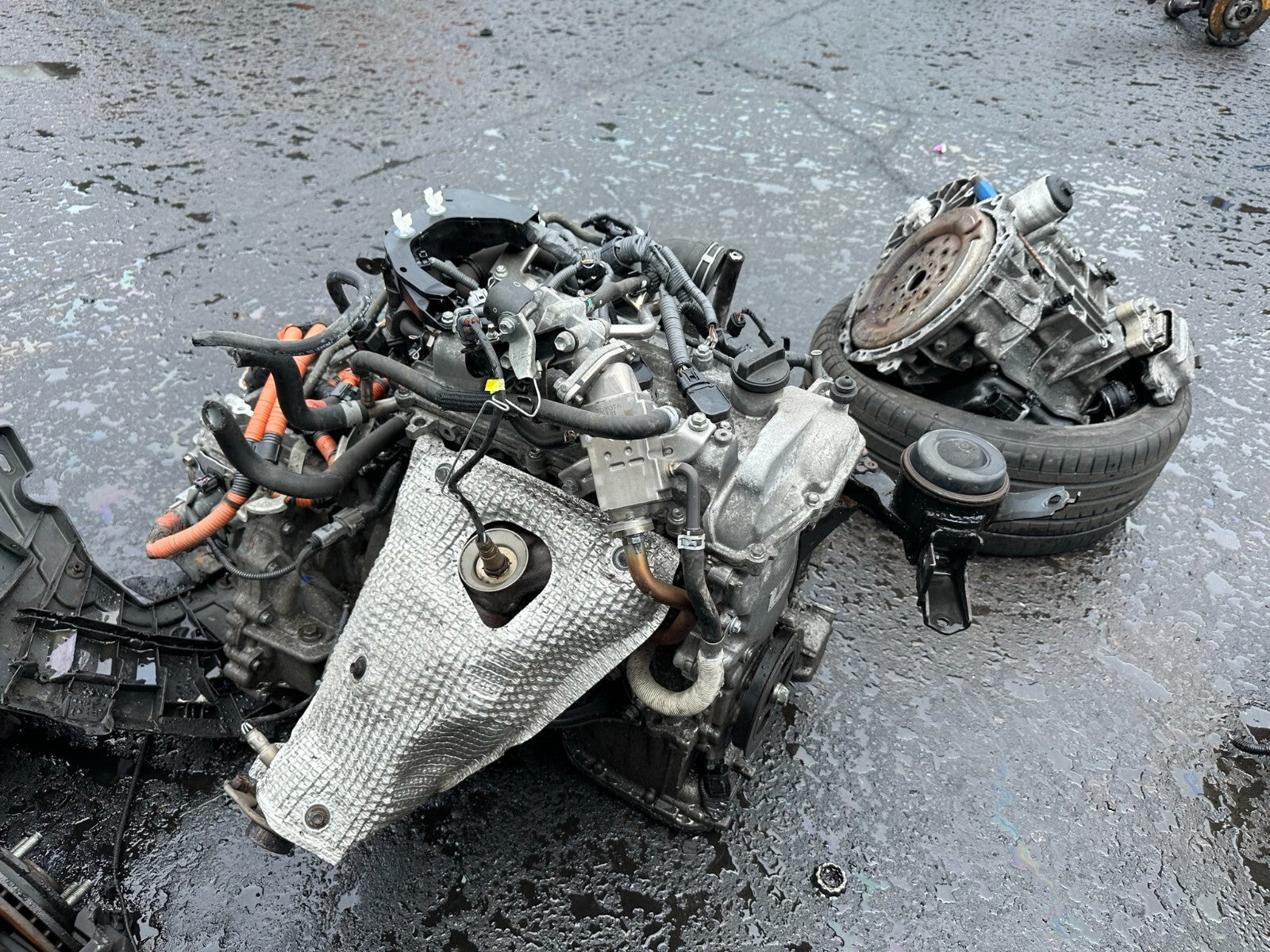2014 TOYOTA YARIS MK3 1.5 PETROL ENGINE COMPLETE 1NZ FXE 1NZ-FXE 55K MILES