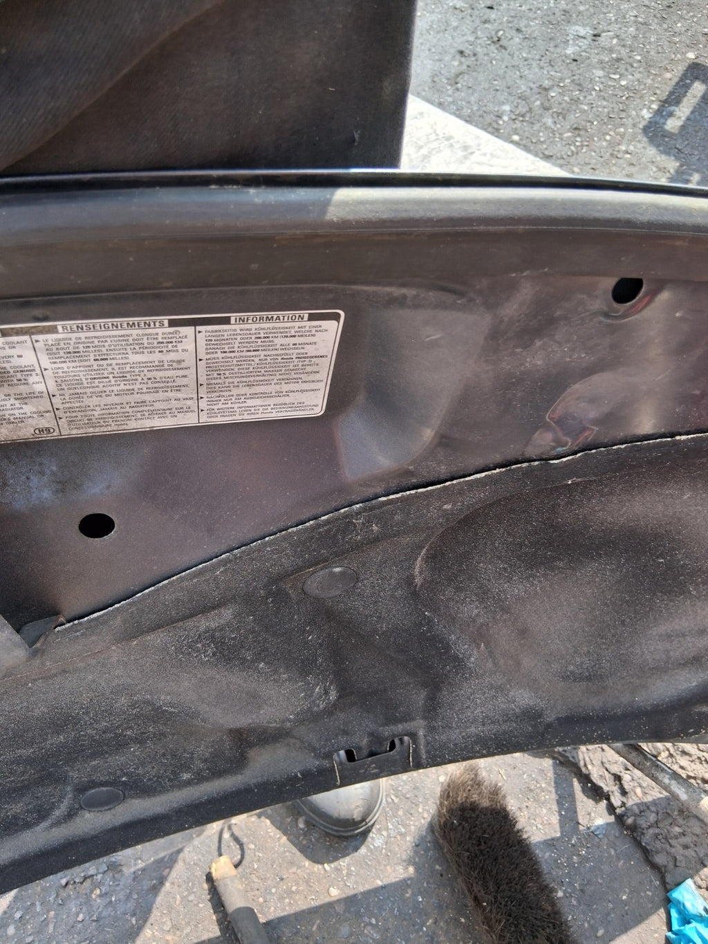 2007 HONDA JAZZ MK2 FRONT BONNET HOOD PANEL BLUE