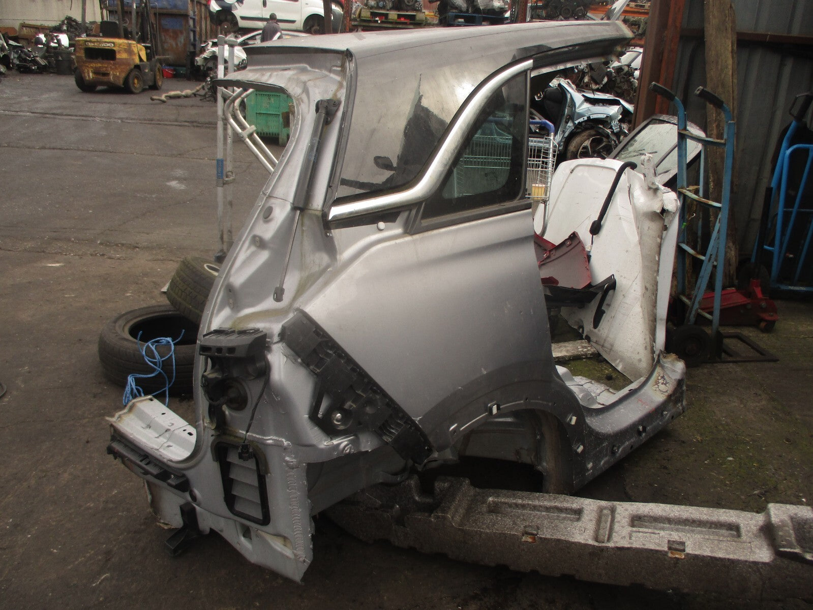 VAUXHALL CROSSLAND X 2020 OSR DRIVER SIDE REAR QUARTER PANEL SILVER