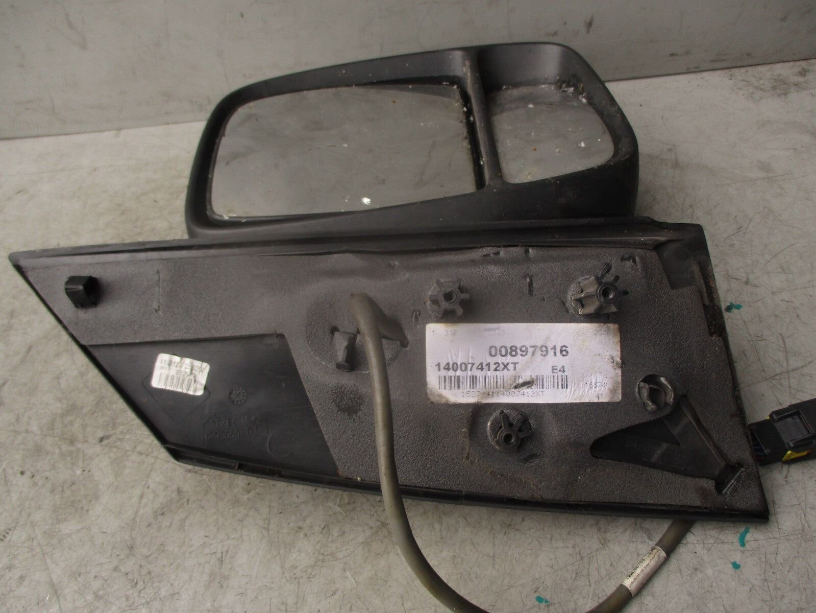 2013 FIAT SCUDO 165 MK2 OSF DRIVER SIDE FRONT RIGHT WING MIRROR