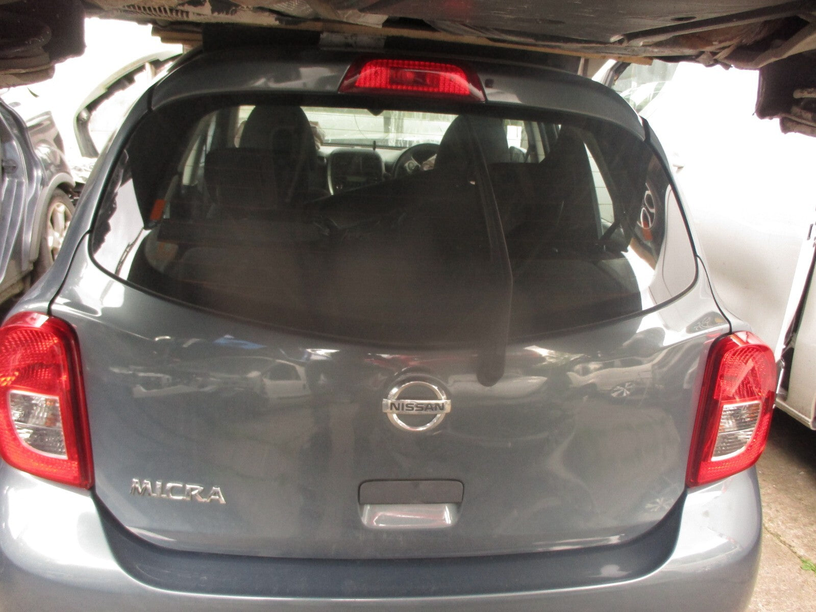 2016 NISSAN MICRA K13 5 DOOR HATCHBACK FACELIFT REAR BOOTLID TAILGATE GREEN FAA