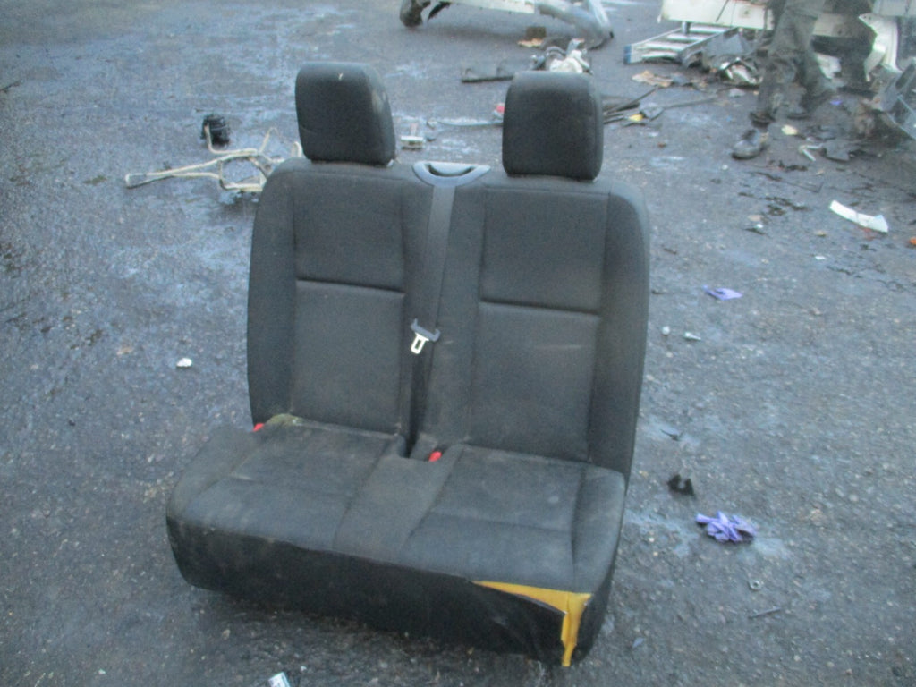 2021 MERCEDES SPRINTER W907 NS PASSENGER SIDE TWIN DOUBLE SEAT SET WITH BASE