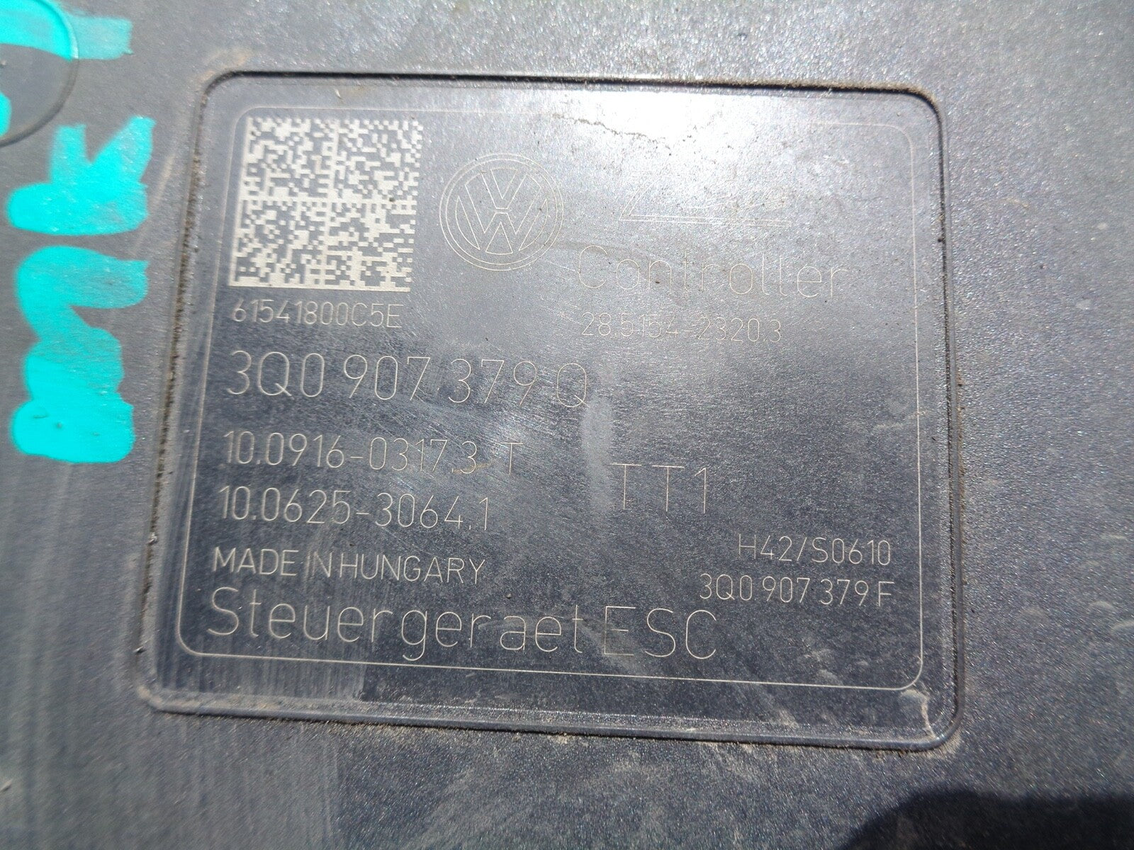 VW VOLKSWAGEN GOLF MK7  2015 2.0 TDI DIESEL ABS PUMP 3Q0907379Q