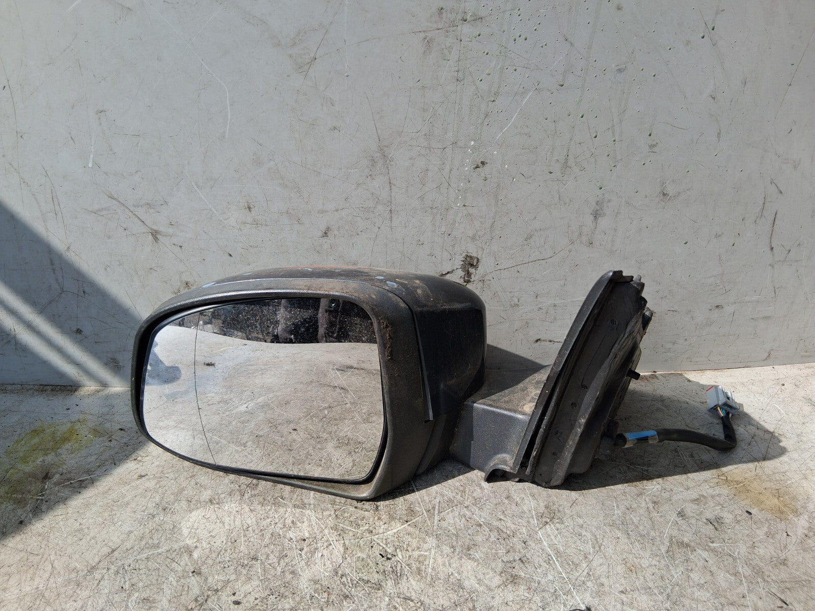 FORD MONDEO MK4 2008 NS PASSENGER SIDE LEFT WING MIRROR BLUE 024384