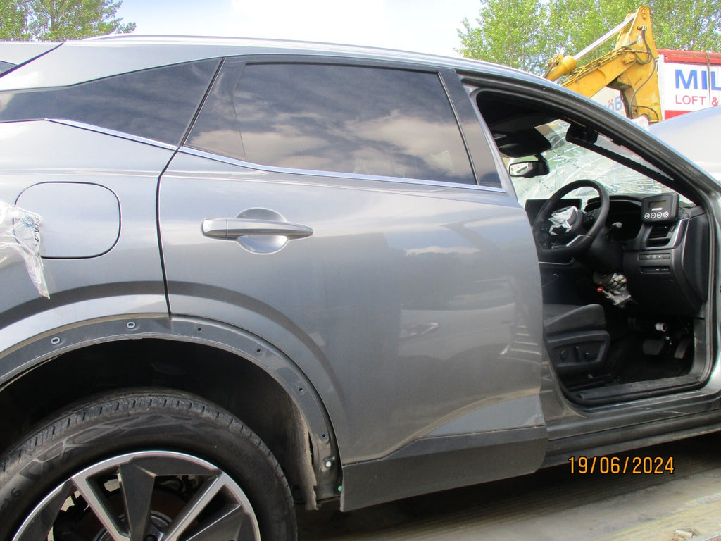 NISSAN QASHQAI J12 MK3 2023 OSR DRIVER SIDE REAR BARE DOOR METALLIC GREY KAD