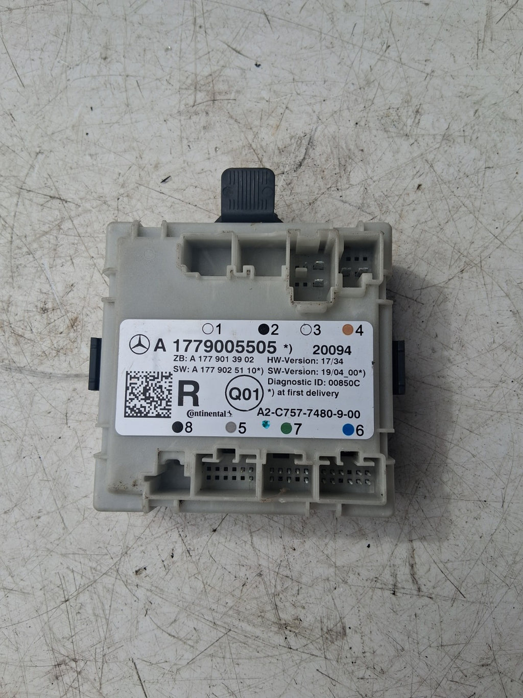 2020 MERCEDES A CLASS W177 REAR DOOR CONTROL MODULE A1779005505