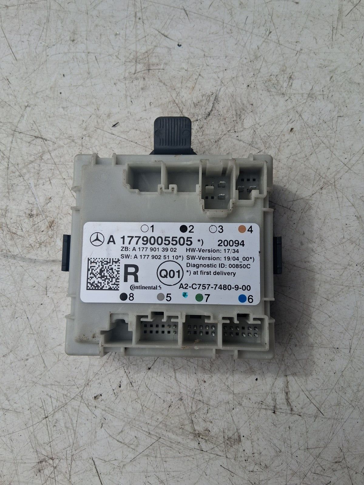 2020 MERCEDES A CLASS W177 REAR DOOR CONTROL MODULE A1779005505