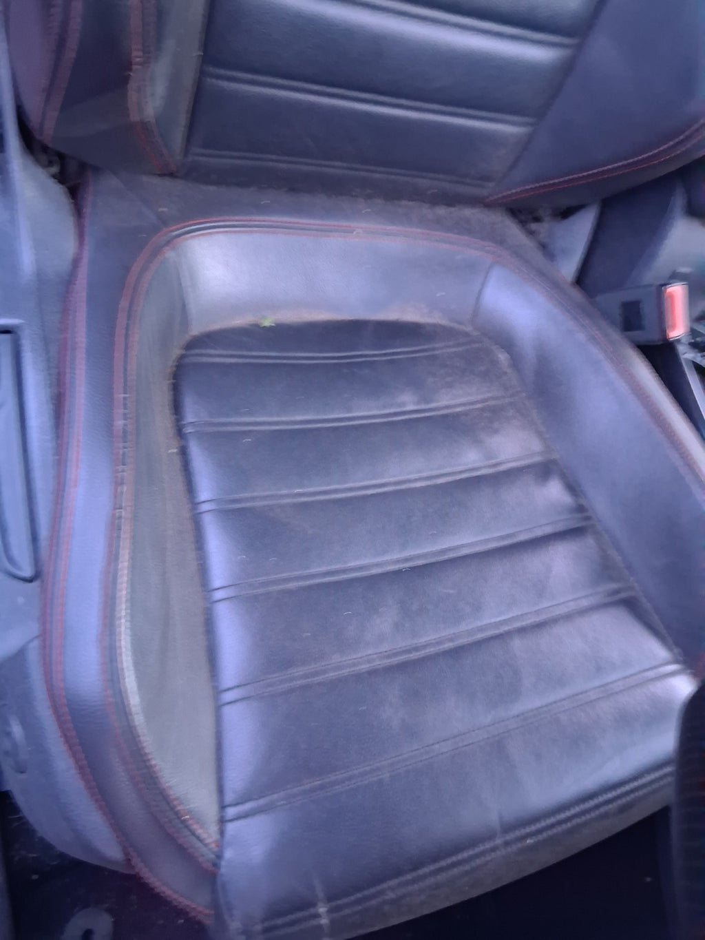 2014 VW VOLKSWAGEN SCIROCCO MK3 OSF DRIVER SIDE FRONT RIGHT LEATHER SEAT