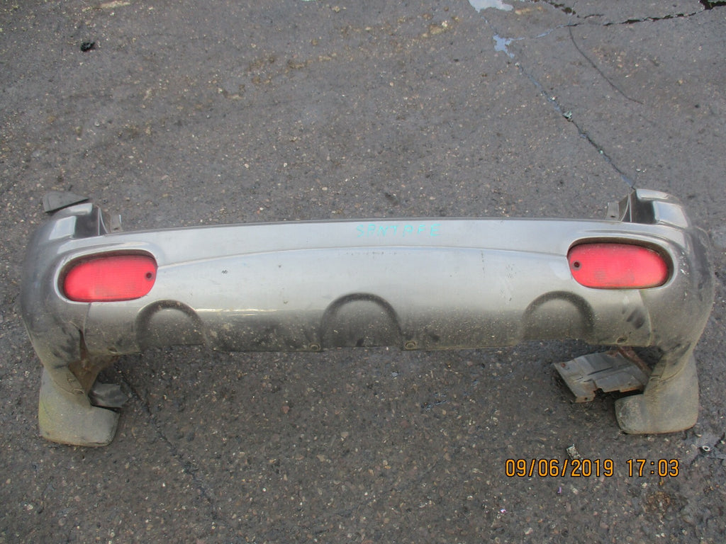 HYUNDAI SANTA FE MK1 REAR COMPLETE BUMPER METALLIC GREY