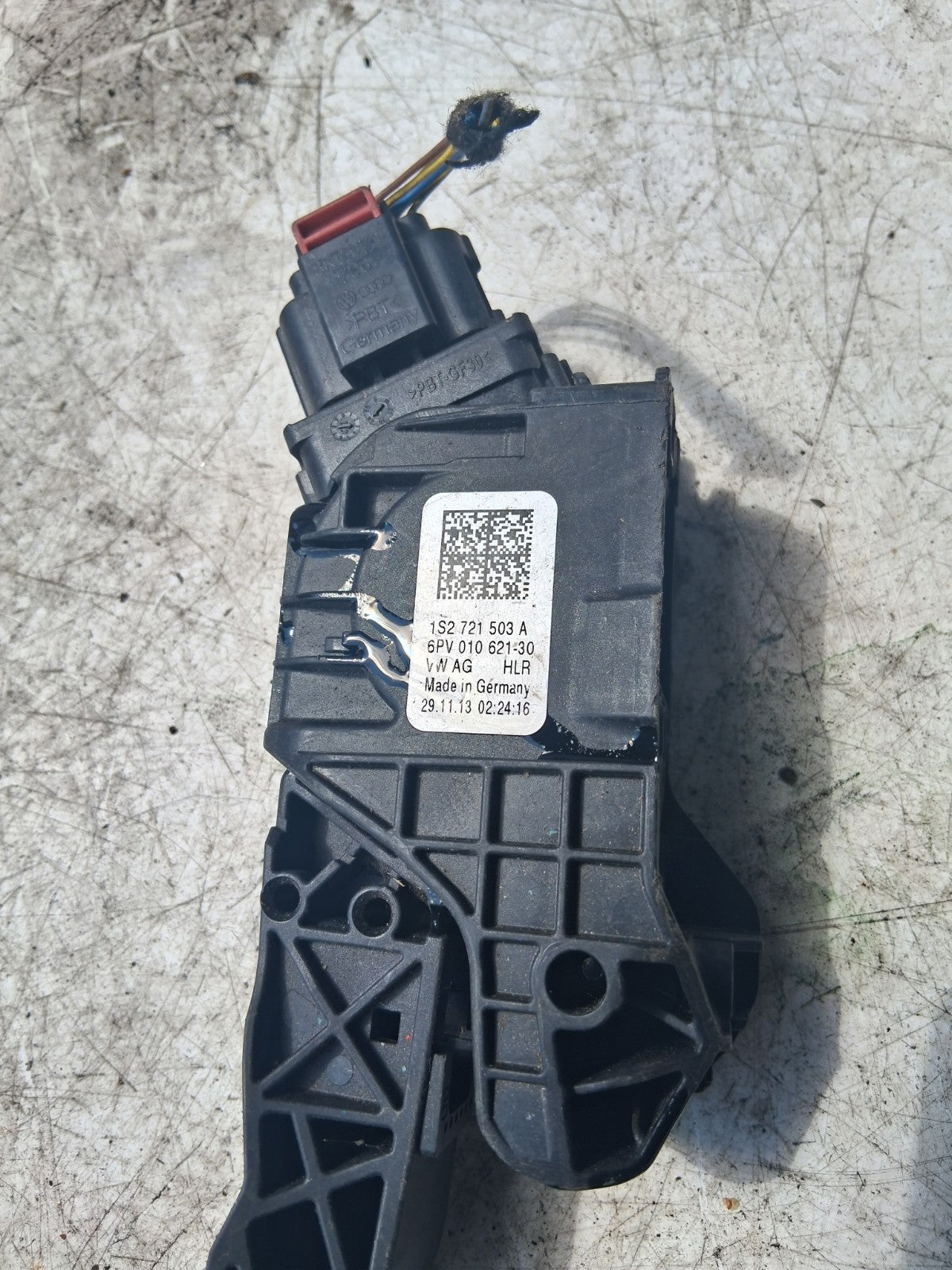 2013 SKODA CITIGO PETROL BRAKE PEDAL ASSEMBLY 1S2721503A