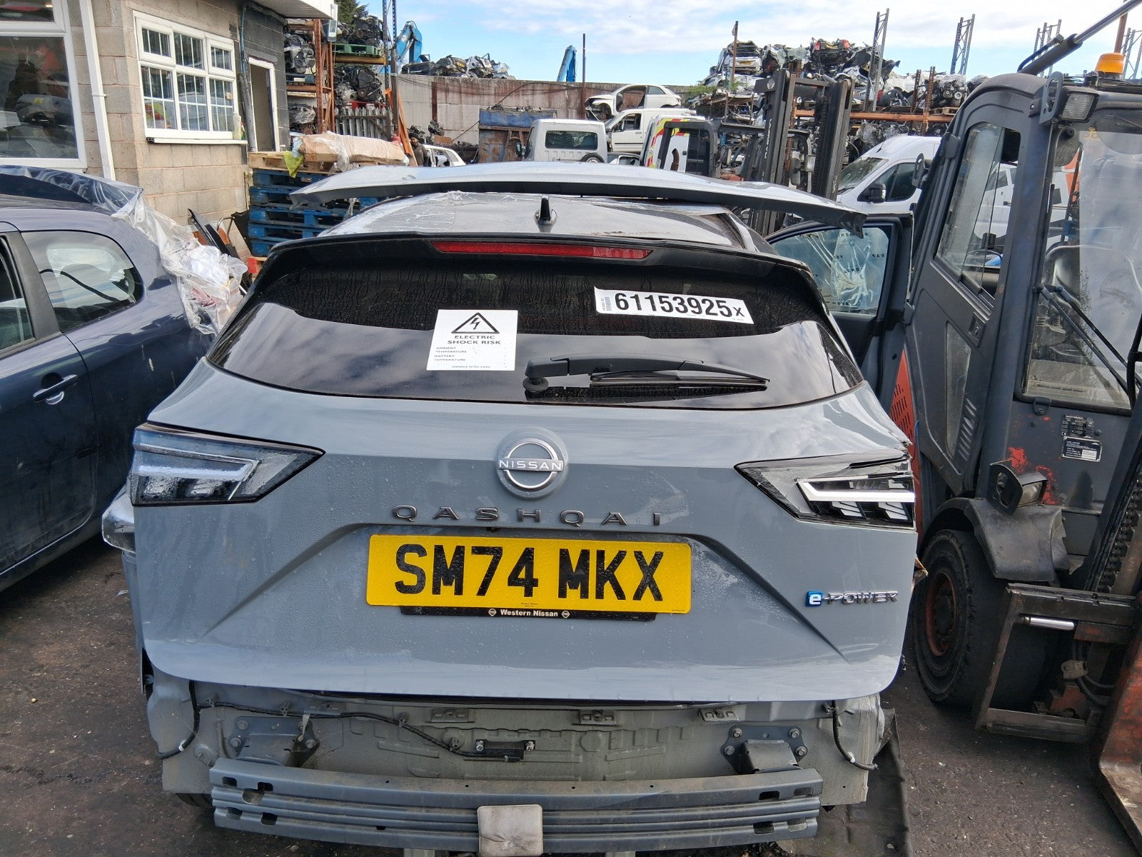 2024 NISSAN QASHQAI J12 MK3 BARE TAILGATE BOOTLID GREY