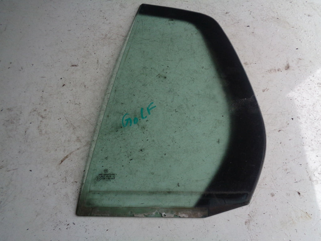 VW VOLKSWAGEN MK5 NS PASSENGER SIDE REAR QUARTER GLASS