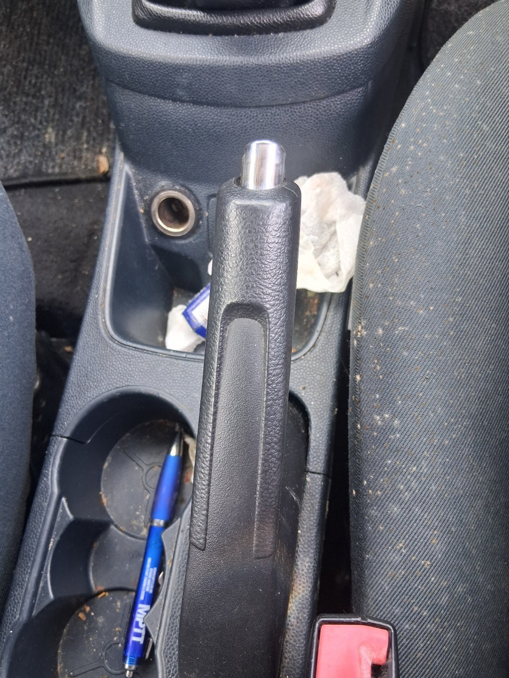 2012 FORD FIESTA MK7 MANUAL HANDBRAKE LEVER MECHANISM