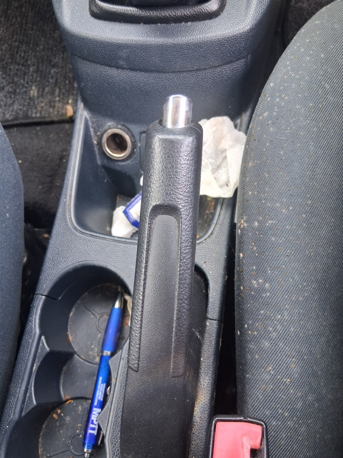 2012 FORD FIESTA MK7 MANUAL HANDBRAKE LEVER MECHANISM