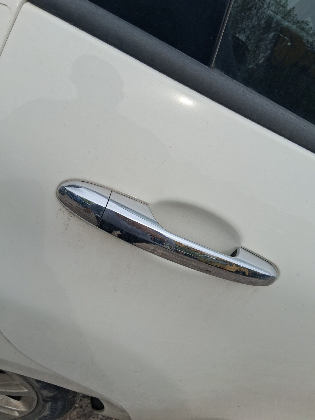 2019 FIAT 500L URBAN OSR DRIVER SIDE REAR EXTERIOR DOOR HANDLE CHROME