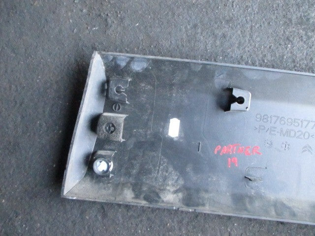 2019 PEUGEOT PARTNER MK3 OSR DRIVING SIDE REAR QUARTER TRIM PANEL 9817695177