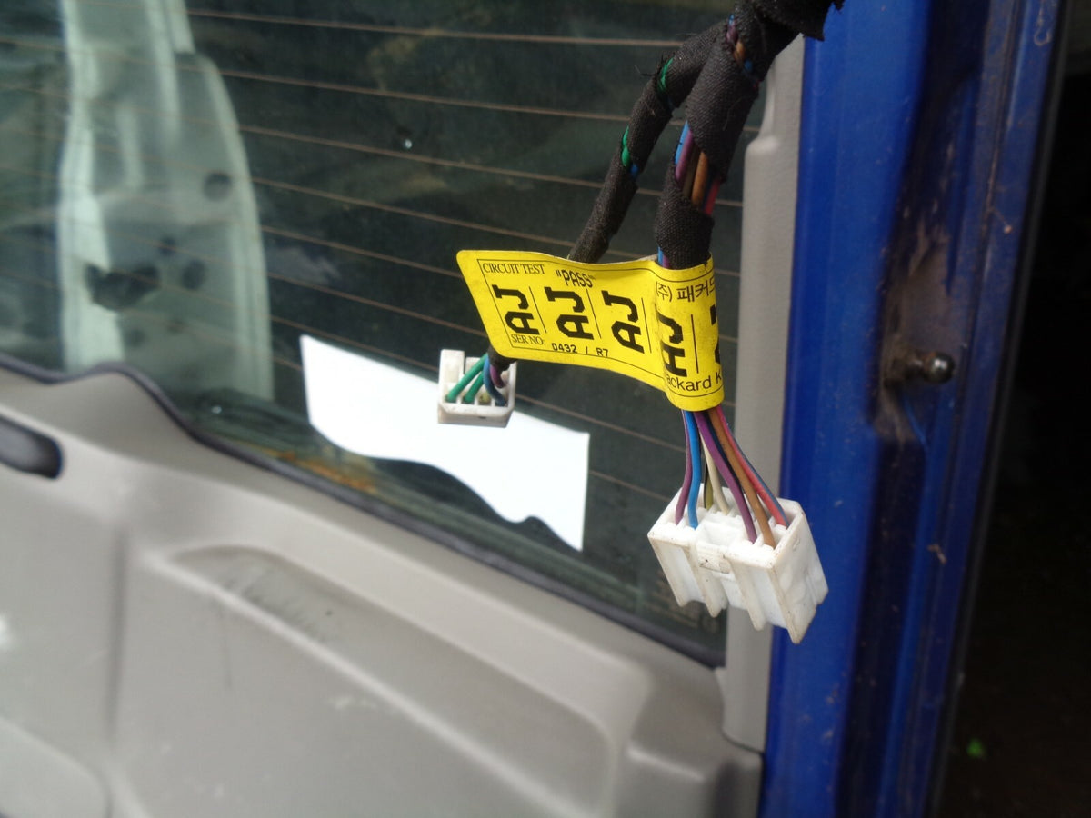 CHEVROLET TACUMA 2006 BLUE TAILGATE & GLASS AND WIPER MOTOR