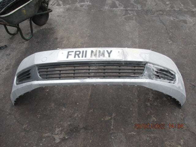 VW VOLKSWAGEN GOLF S 2011 FRONT BUMPER SILVER