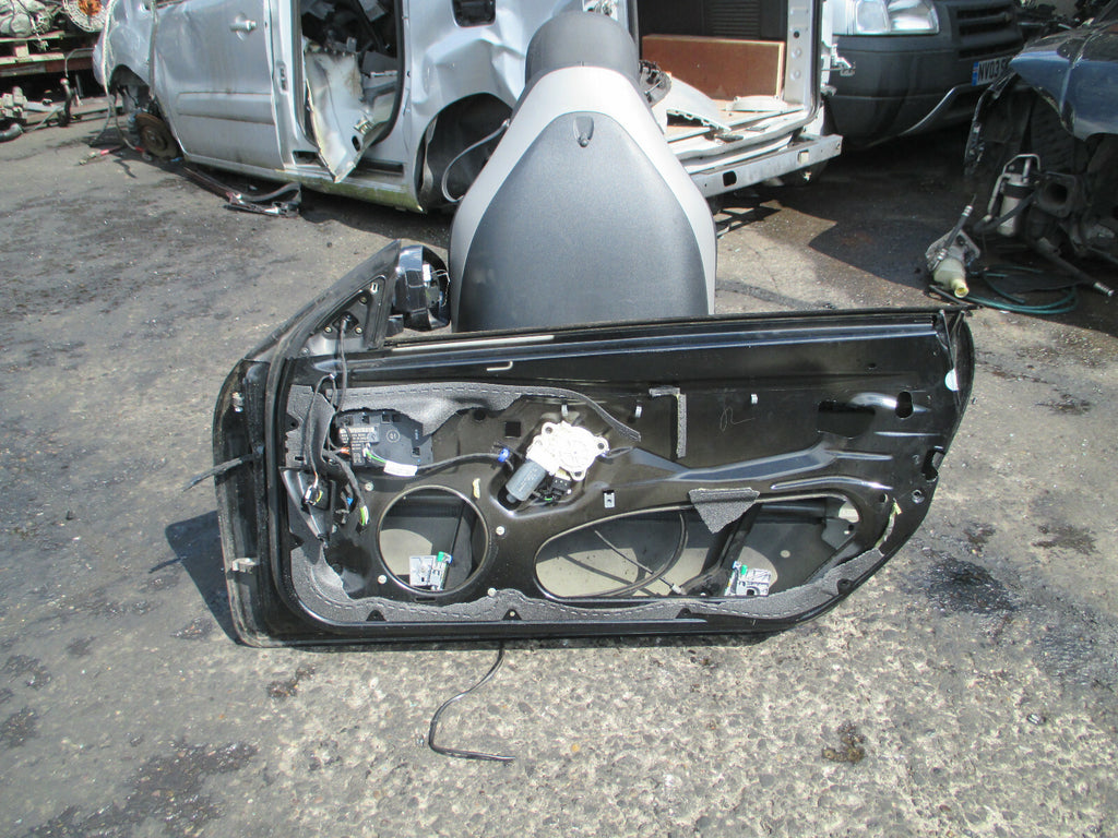 MERCEDES BENZ SLK 2010 3 DOOR OS DRIVER SIDE BARE DOOR BLACK