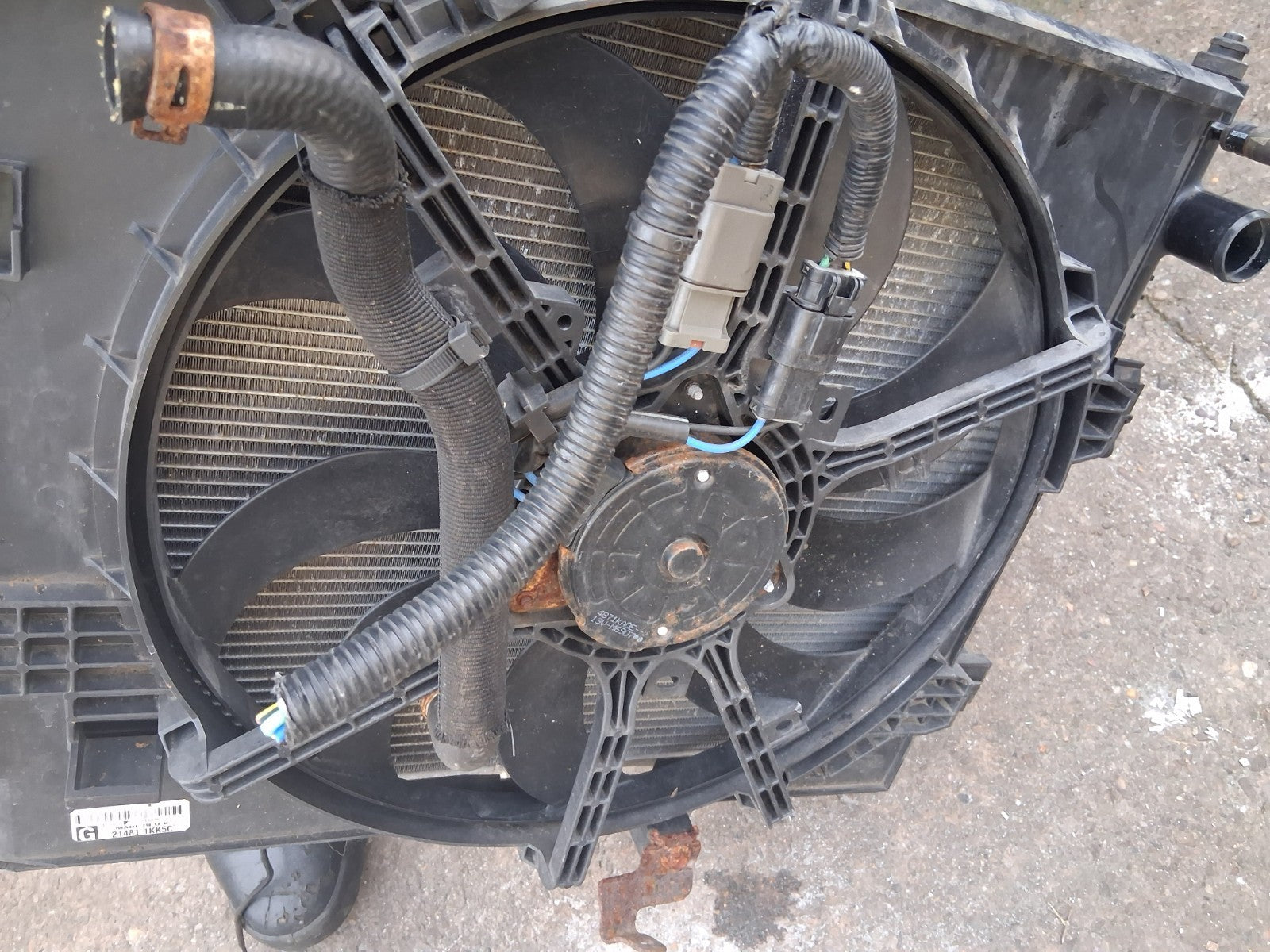 2016 NISSAN JUKE F15 1.5 DIESEL RADIATOR RAD PACK 214811KK5C