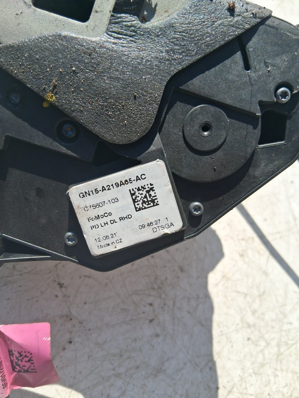2021 FORD ECOSPORT 71 NSF PASSENGER SIDE FRONT DOOR LOCK GN15A219A65AC
