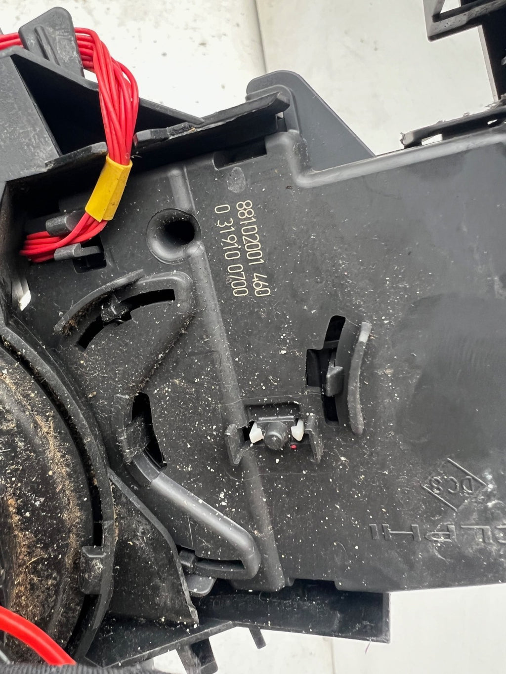 2016 RENAULT KANGOO MK2 INDICATOR WIPER COMBINATION SWITCH STALK SQUIB RING