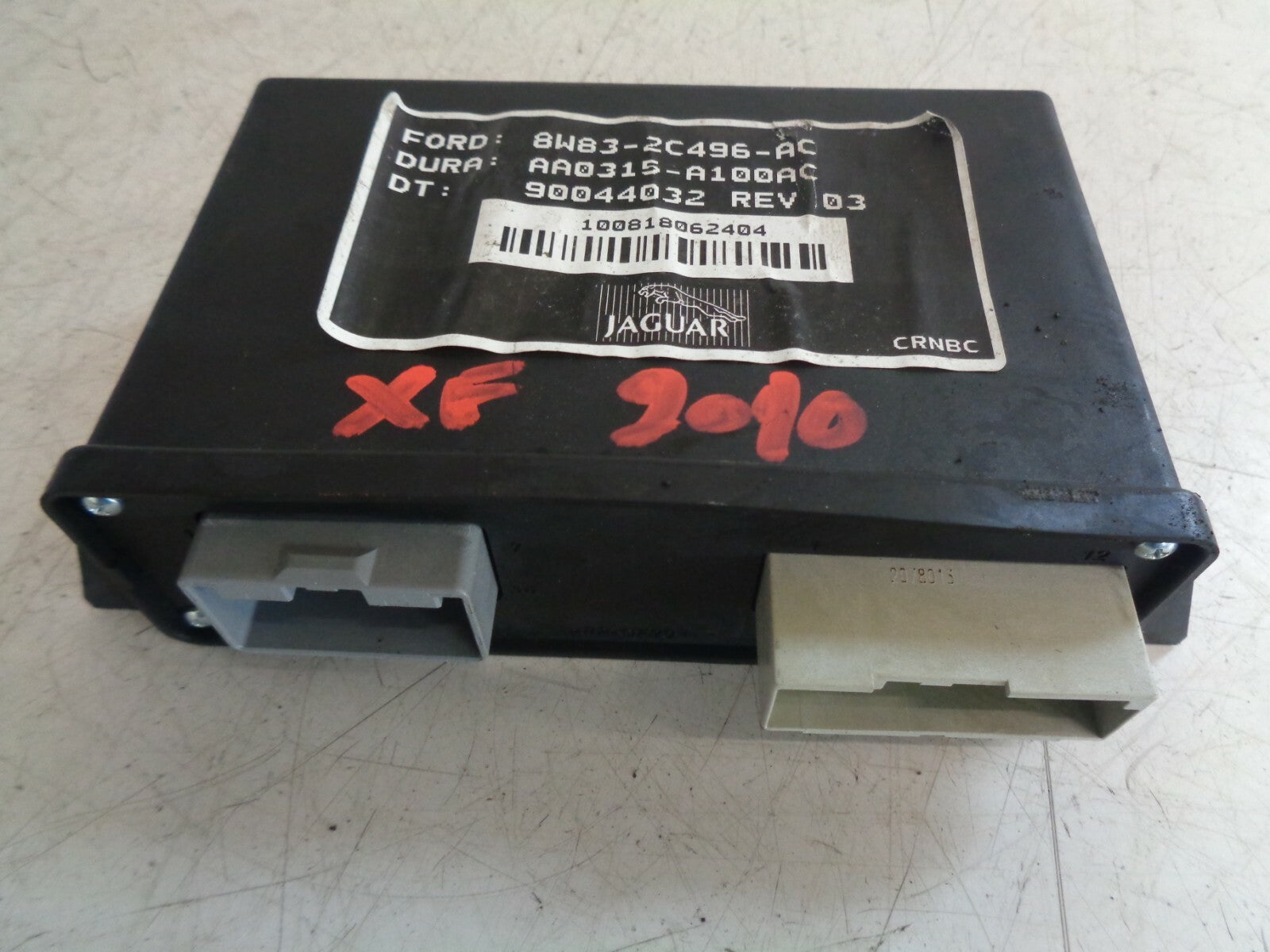 JAGUAR XF 2010 X250 3.0DIESEL ELECTRIC PARKING BRAKE CONTROL MODULE 8W832C4961AC