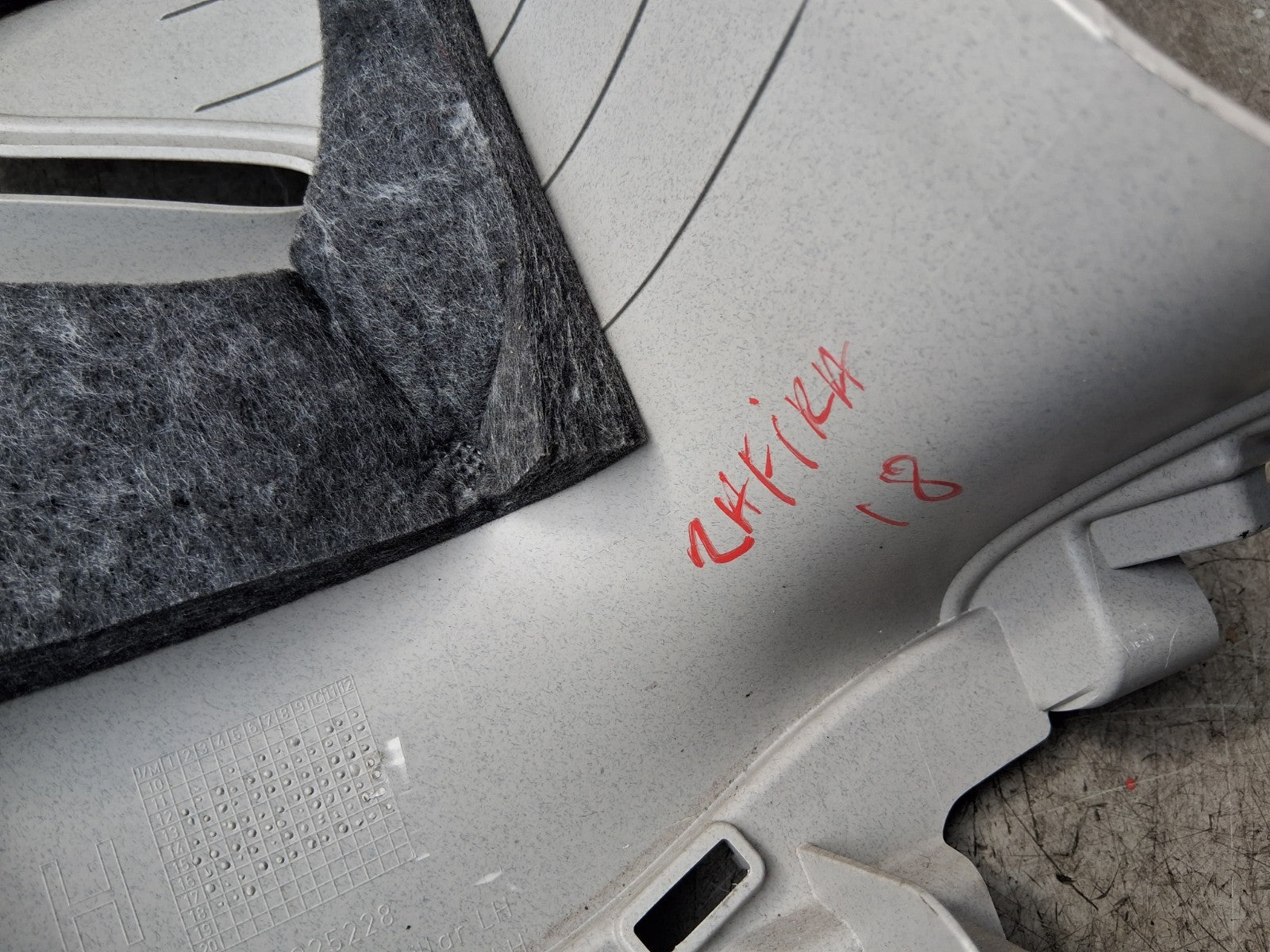 VAUXHALL ZAFIRA C 2018 INTERIOR REAR TRIM 322225228