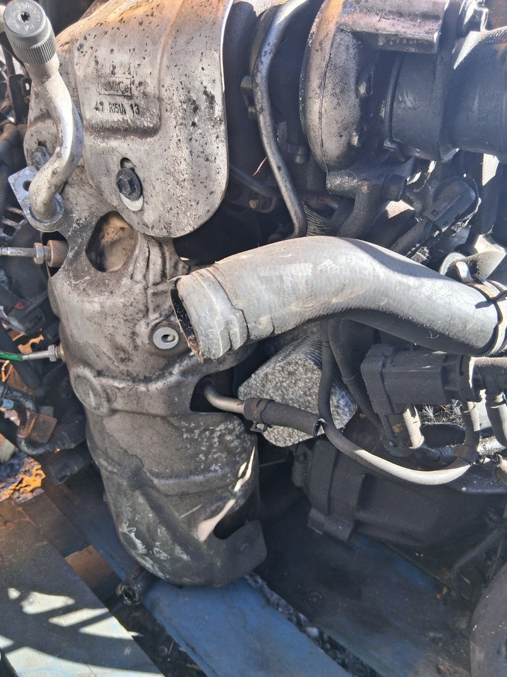 2014 FORD FIESTA MK7 1.5 DIESEL COMPLETE ENGINE UGJC MILES 75K