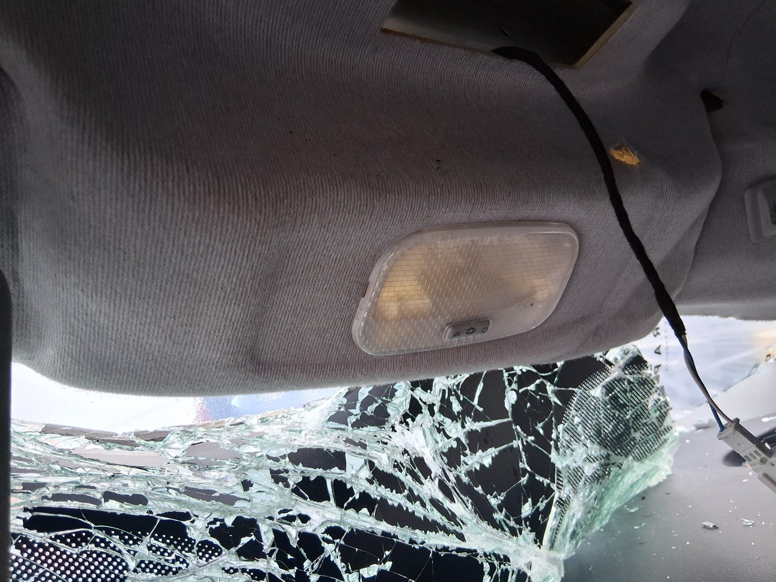 2016 CITROEN DISPATCH MK2 FRONT INTERIOR ROOF READING COURTESY LIGHT