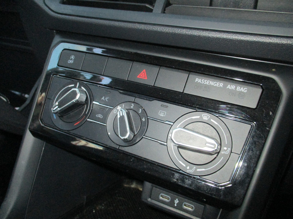 2023 VW VOLKSWAGEN T CROSS HEATER AC CLIMATE CONTROL SWITCH PANEL
