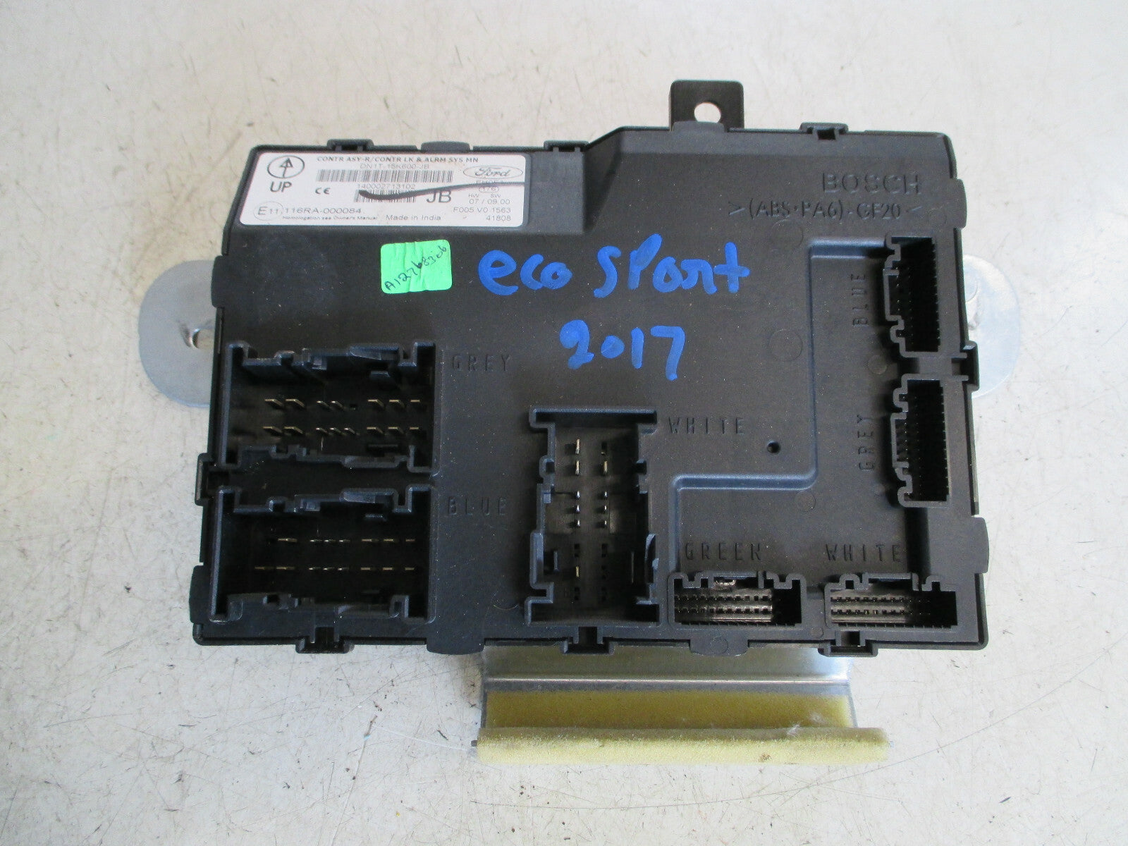 FORD ECOSPORT 2017 ECU BCM BODY CONTROL MODULE DN1T15K600JB