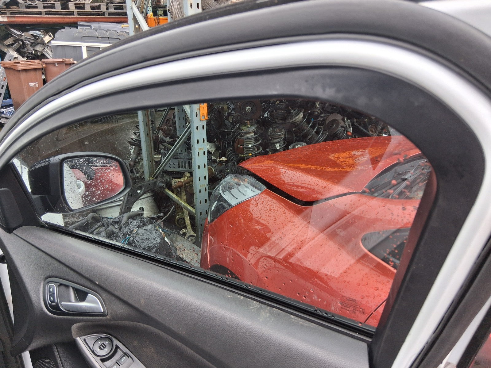 2017 FORD FOCUS MK3 ST LINE OSF DRIVER SIDE FRONT RIGHT WINDOW GLASS