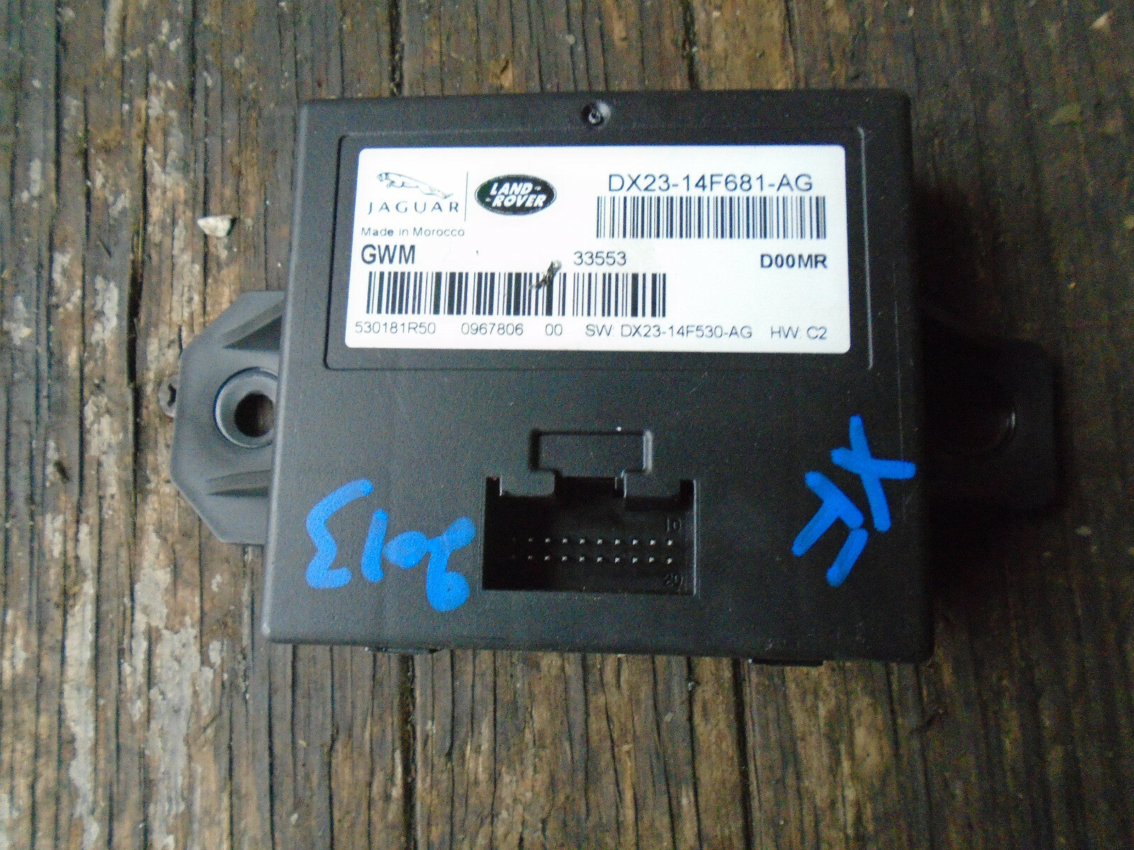 JAGUAR XF FACELIFT 2013 CAPTIVE CONSUMPTION CONTROL MODULE ECU DX2314F681AG