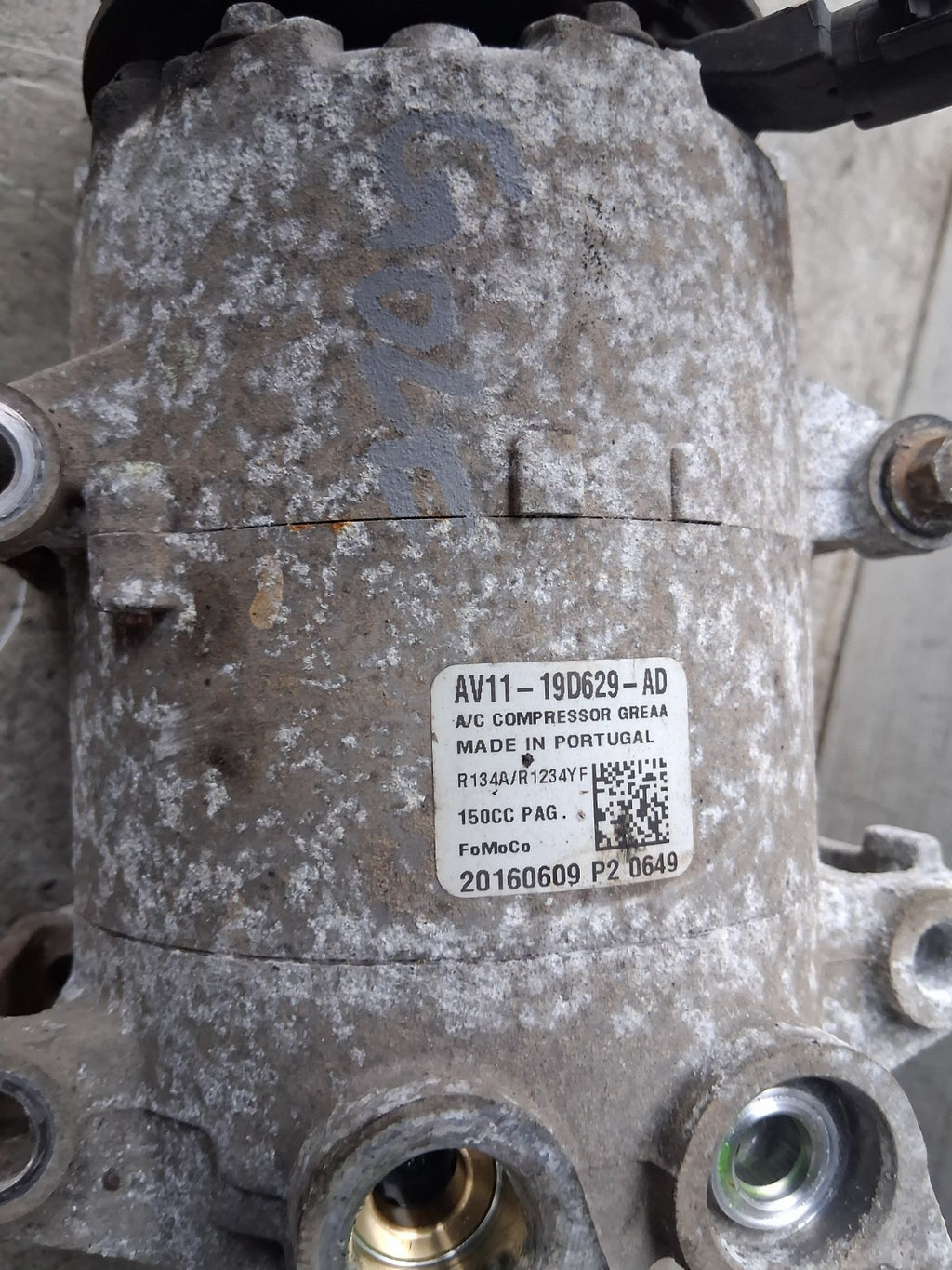 2002 VW VOLKSWAGEN GOLF MK4 AC AIR CON COMPRESSOR PUMP AV1119D629AD