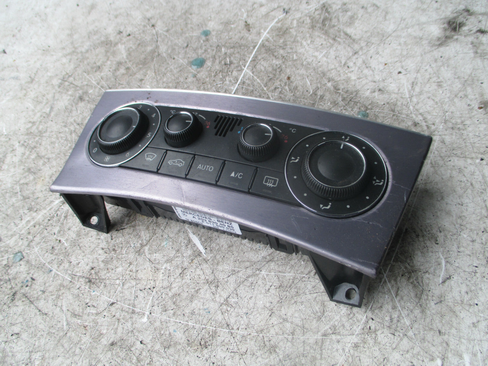 MERCEDES CLC CLASS W203 2010 HEATER CONTROL SWITCH A2038304085