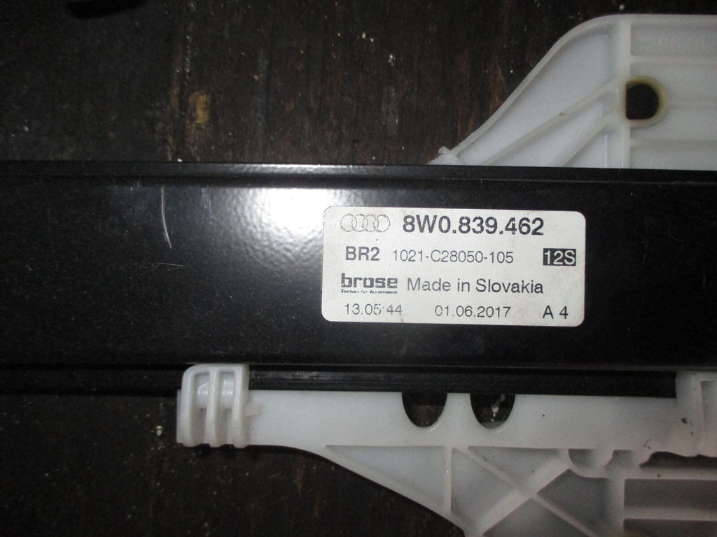 AUDI A4 2016 8W B9 POWER WINDOW MOTOR RIGHT REAR 1021C28050105
